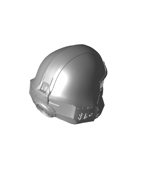 Helldivers2 B01 Helmet 3d Printer File 3d model