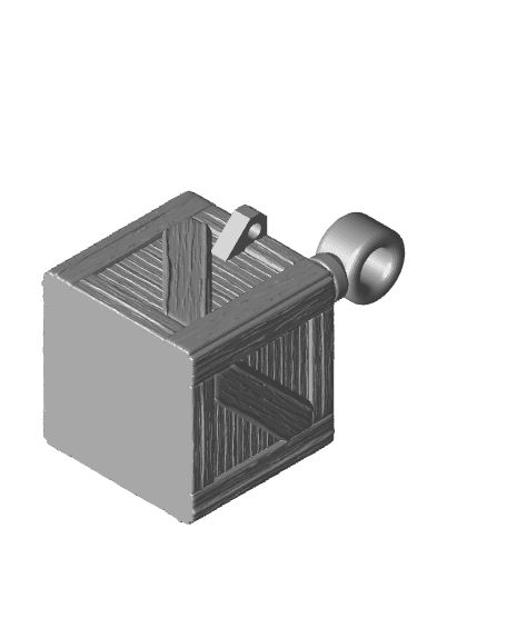 Tiny TNT Detonator Keychains 3d model