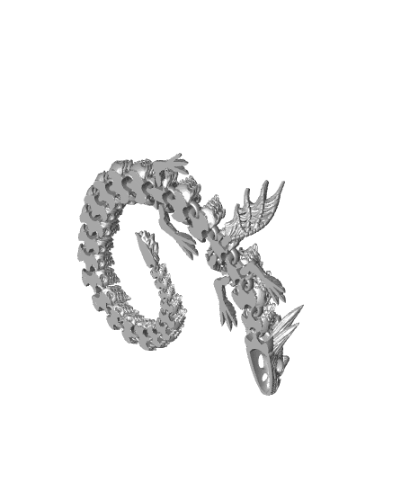 Articulated Bone Dragon 3d model