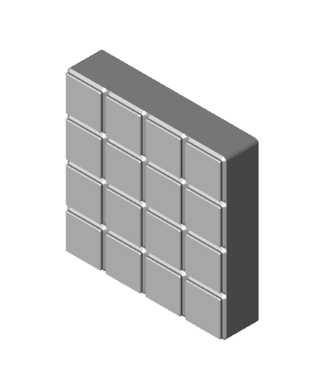 Gridfinity Silver & Deming Drill Holder 3d model