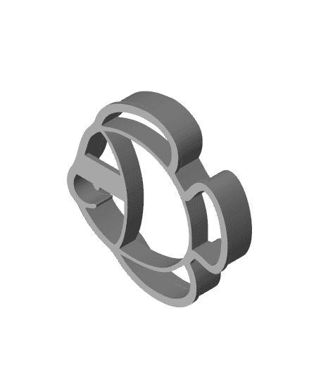 Fish Cookie Cutter, Biscuit Cutter 3d model