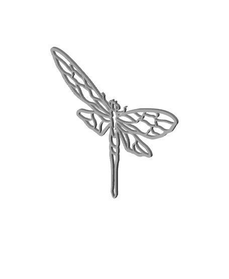 dragonfly wall art insect wall decor 3d model