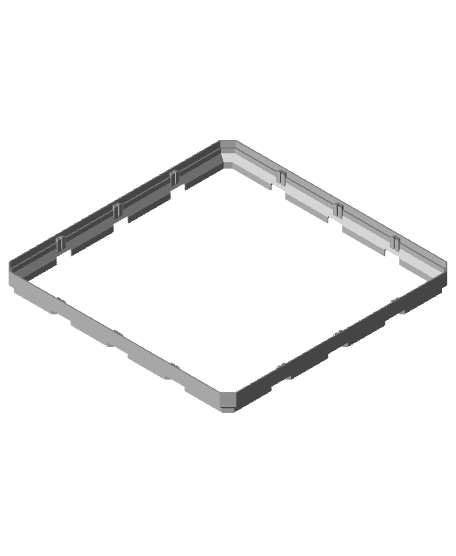 4x4 Multigrid Panel Lid Rim 3d model