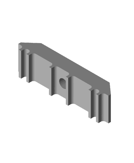 Chain Linked Fence Mount 3d model