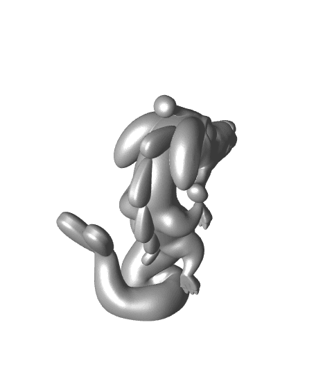 Pixie Dragon Luck Dog 3d model