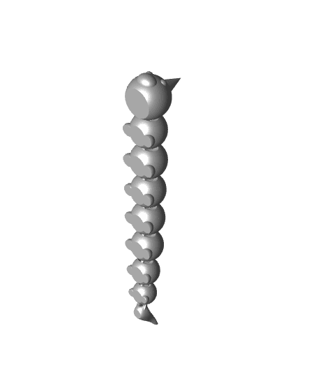 Weedle Pokemon Articulating Flexy - Flexi - Print in Place 3d model