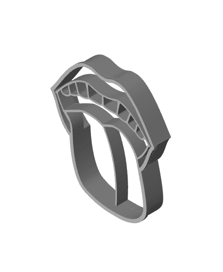 Cookie Cutter, Biscuit Cutter 3d model