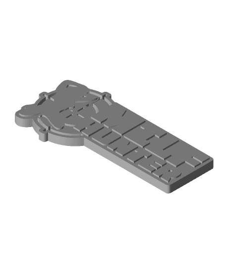 Milf Hunter Charm (cut out) 3d model