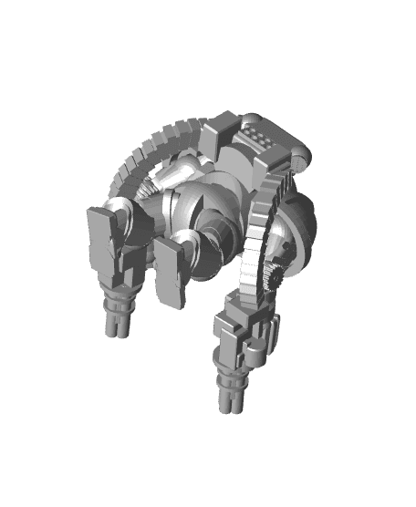 TFH Voidhulk w Twin Auto Cannons 3d model