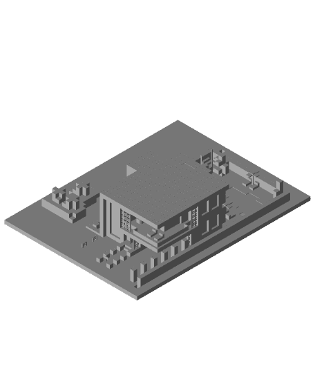 Minecraft Modern House #146 3d model