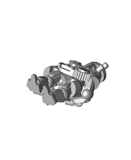 FHW: Mortis Korps TeknoInquisitor Grenadier  3d model