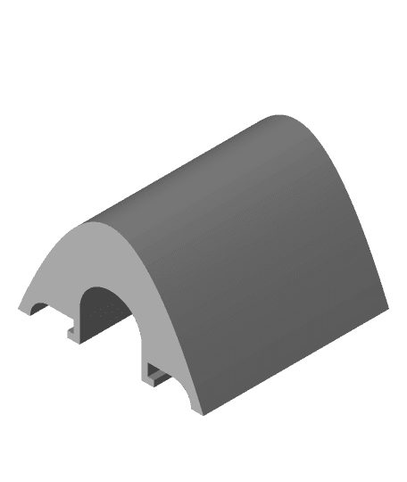 Wall Mountable Cable Holder 3d model