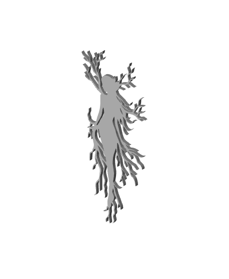 Enchanted Forest Fairie wall art Tree Fairy Decor 3d model