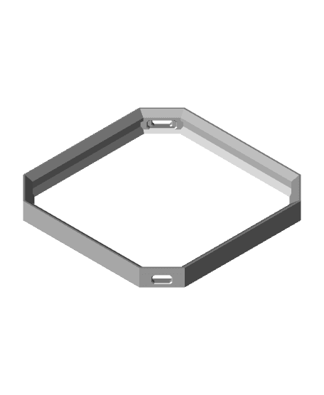 1x1 Multibin Panel 3d model