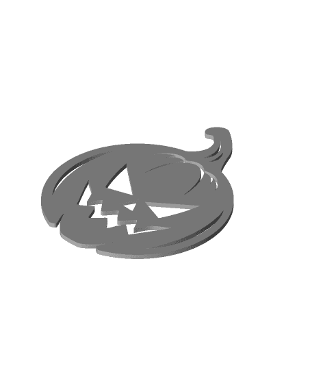 Spooky Coasters - Pumpkin Round 3d model