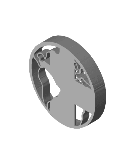 Earth Cookie Cutter, Biscuit Cutter 3d model