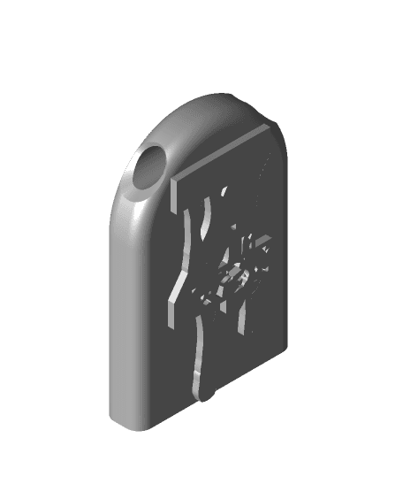 Eerie Elegance: Halloween Headstone Alphabet Keychain - Personalize Your Spooky Style! LETTER Z 3d model