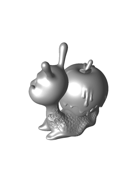 Poison Apple Snail- (Little Big Head Series) 3d model