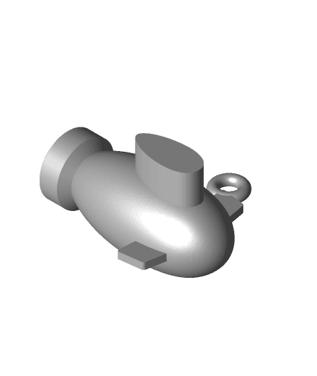 Submarine Pendant 3d model