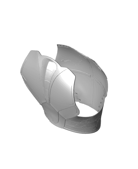 Modern Vegeta Helmet 3D Printer File STL 3d model