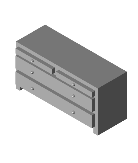 Short Dresser 3d model