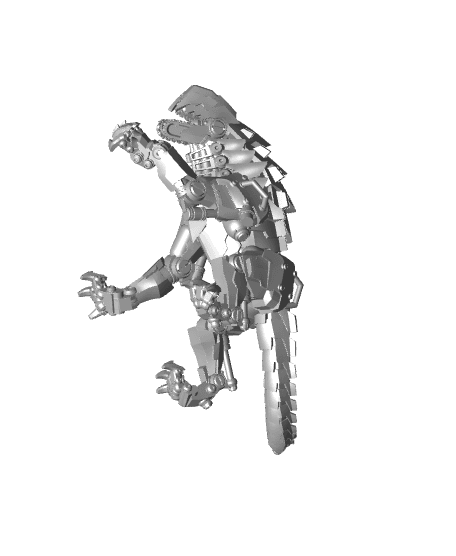 Warbeast D - With Free Cyberpunk Warhammer - 40k Sci-Fi Gift Ideas for RPG and Wargamers 3d model