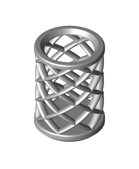 Spiral Vase - Pencil Holder 3d model