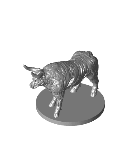 Zombie Bull 3d model