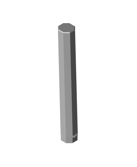 100 mm Peg (Bolt-Locked Insert) 3d model