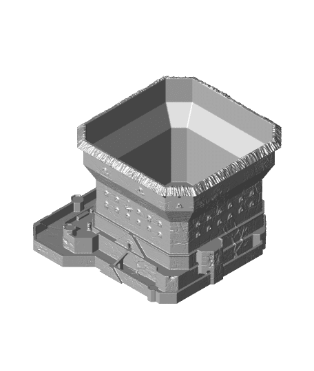 Planter castle 3d model