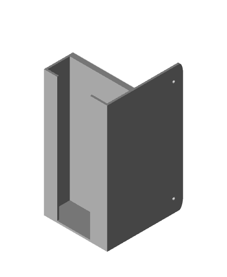 Side Load Koozie Rack - Blank 3d model