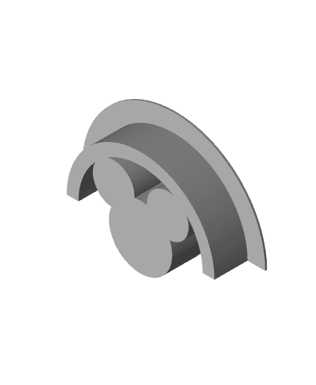 Ear Display Stand 3d model