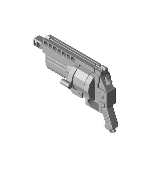 FHW: Jupiter Pattern Bolter Revolver v3 3d model