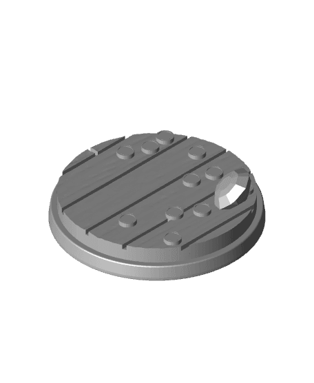 Coin Pile Base Pack (4pcs) 3d model