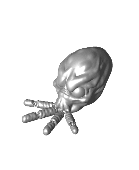 Articulating Baby Mind Flayer - .3mf for bambu users! - Print in place! 3d model