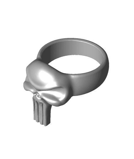 Punisher Ring.stl 3d model