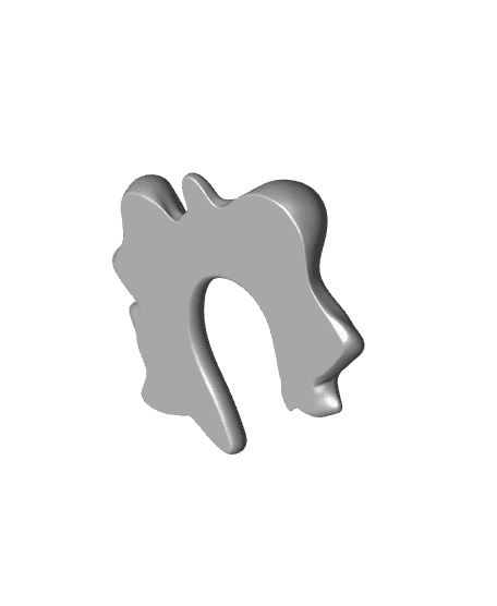 Ghosty Halloween Ear Cuff 3d model