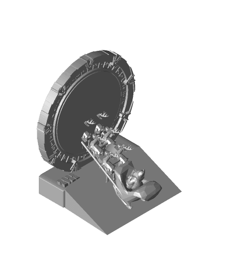 Stargate santa 3d model