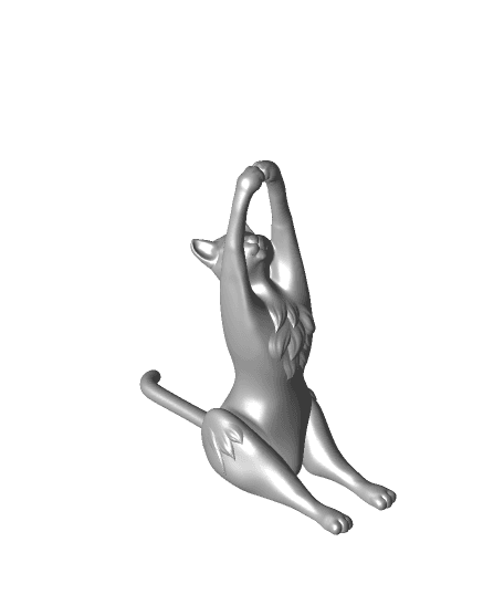Hanging Cat - Print-in-Place - Holoprops 3d model