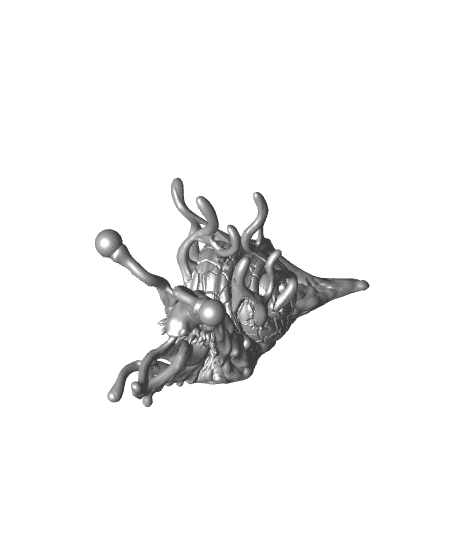 Slime Snail - The Gelatinous Queen - PRESUPPORTED - Illustrated and Stats - 32mm scale			 3d model