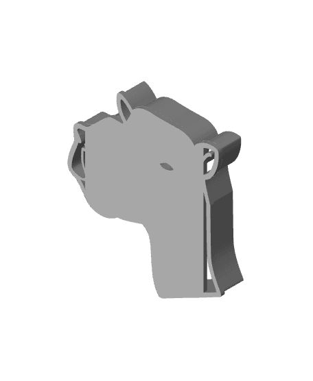 Camel Cookie Cutter, Biscuit Cutter 3d model