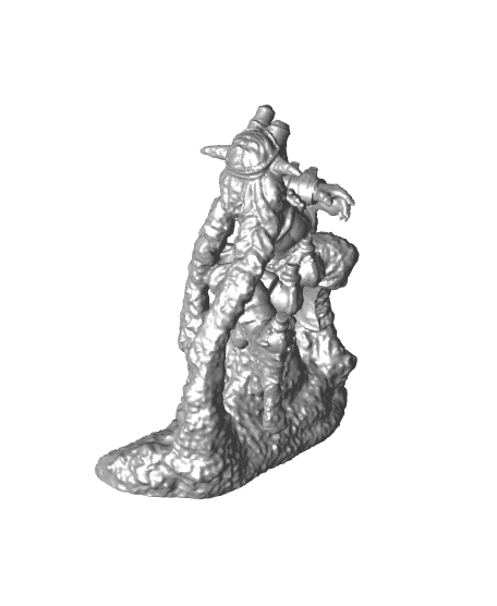 Obliviax - Goblin Anarchist - Faywild Vs Shadowfell 2 - PRESUPPORTED - Illustrated and Stats - 32mm  3d model