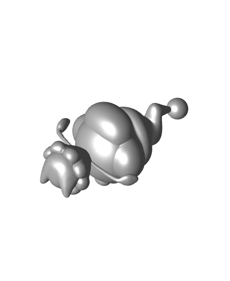 Pokemon Mime Jr #439 - Optimized for 3D Printing 3d model