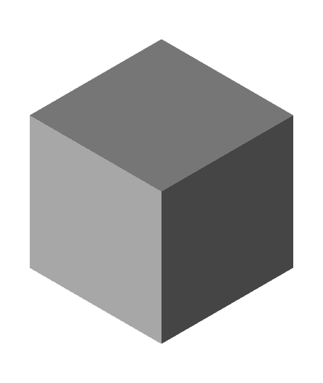 flow rate cube 3d model