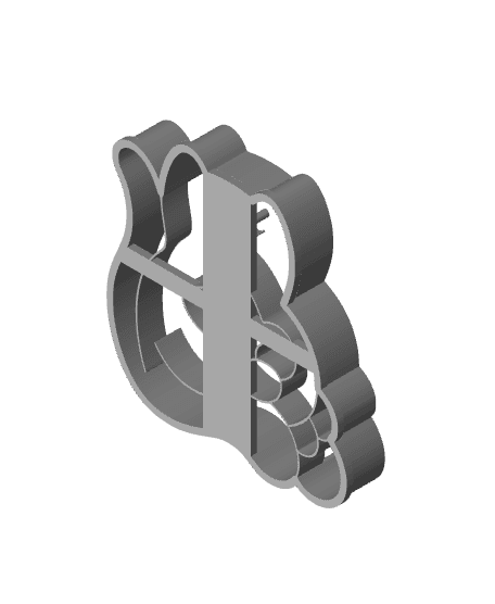 Mom Cat Cookie Cutter, Biscuit Cutter 3d model