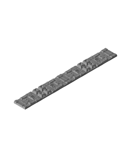 Minecraft Death Star Trench 3d model
