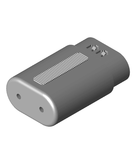 AA Travel Battery case 3d model