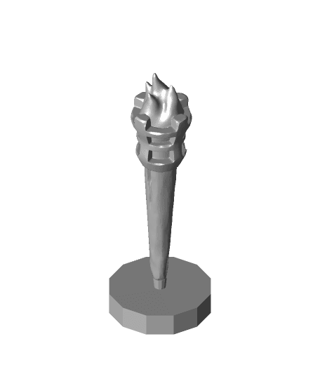 Caged Torch 3d model