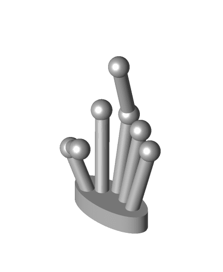 Min-middle-finger .stl 3d model