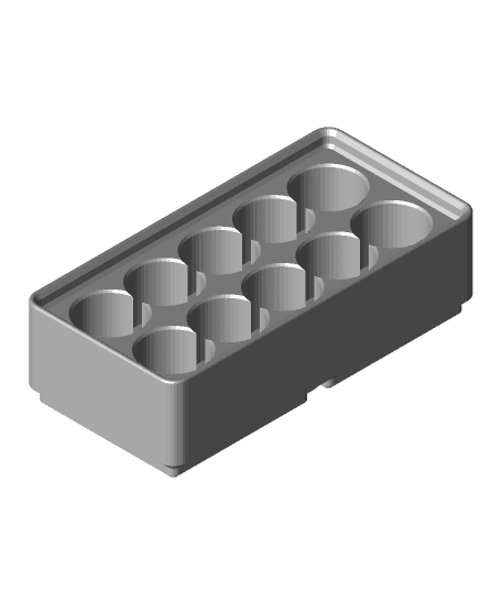 Gridfinity 2x1 10xAA Battery Holder v1.stl 3d model